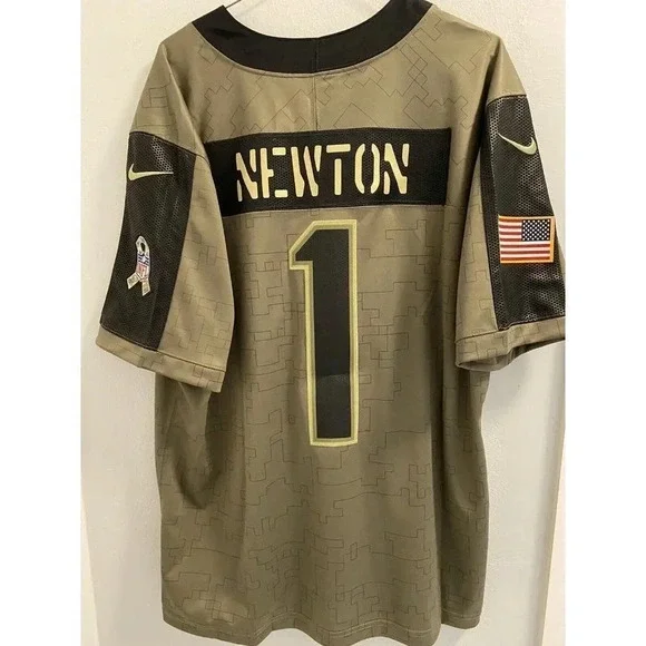 Nike NFL Cam Newton NE Patriots Salute to Service Jersey Men's X Large - Sewn - Picture 1 of 12